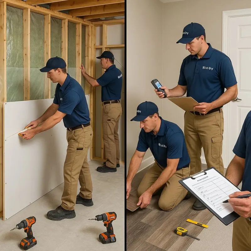 Repairs and Reconstruction process in Manly, IA